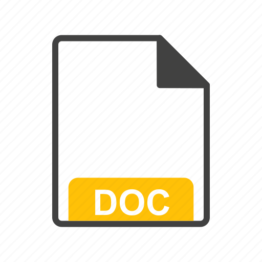 Doc, extension, file icon - Download on Iconfinder