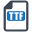 file, format, ttf 