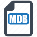 data base, db, file, mdb