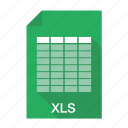excel, file, table, xls, documents, format