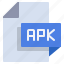 apk, document, extension, file, file format, format 