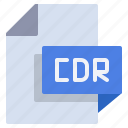 cdr, document, extension, file, file format, format 