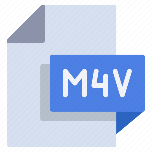 Document, extension, file, file format, format, m4v icon - Download on Iconfinder