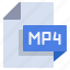 document, extension, file, file format, format, mp4 