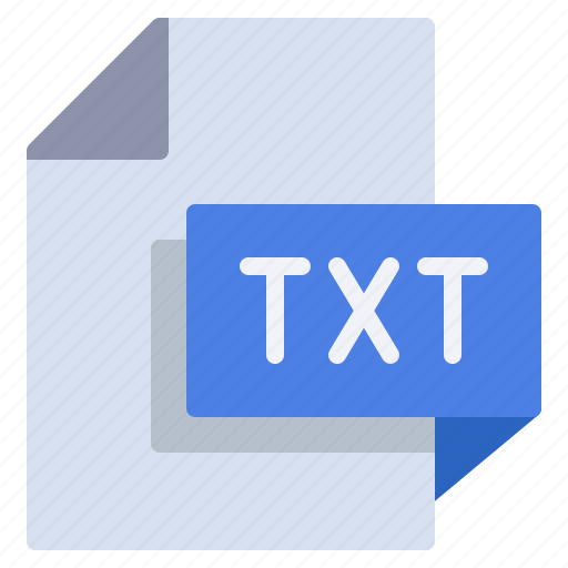 Document, extension, file, file format, format, txt icon - Download on Iconfinder