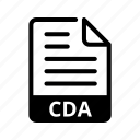 cda, extension, format, audio