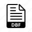 dbf, extension, format, document 