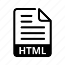 html, coding, development, document