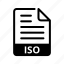 iso, extension, format, document 