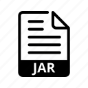 jar, extension, format, document