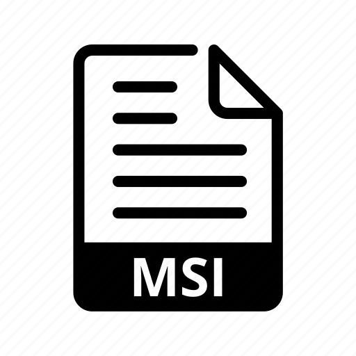 Msi, extension, format, document icon - Download on Iconfinder
