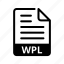 wpl, extension, format, document 