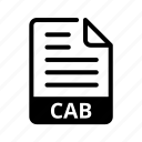cab, file format, extension, format