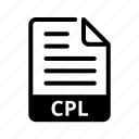 cpl, file format, extension, format