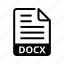 docx, document, data, paper 