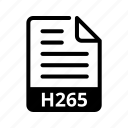 h265, video, multimedia, film