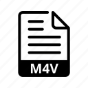 m4v, video, multimedia, film