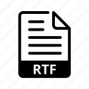 rtf, text, message, document