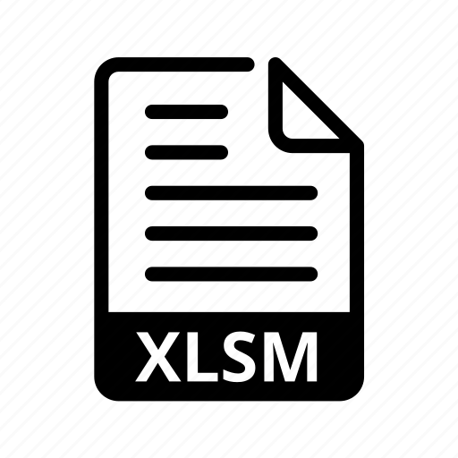 Xlsm, file format, extension, format icon - Download on Iconfinder