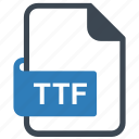 file, file format, font, true type, ttf