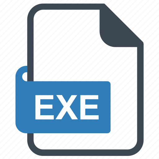 Exe, executable file, file, file format, program icon - Download on Iconfinder