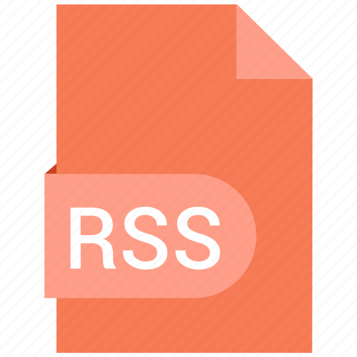 Extension, file, name, rss icon - Download on Iconfinder