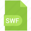 document, extension, file, swf 