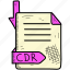 cdr, document, file, format 