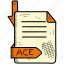ace, document, file, format 