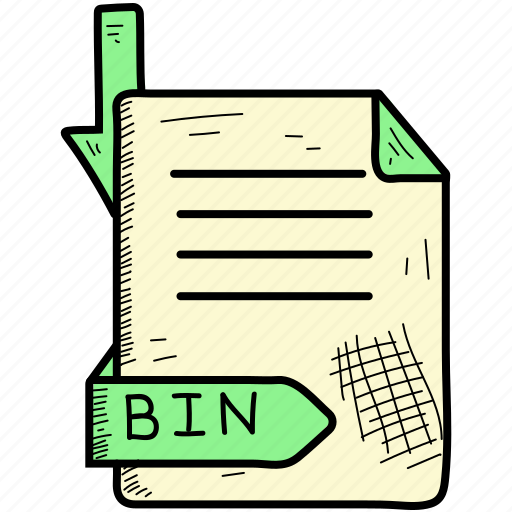 Bin, extention, file, format icon - Download on Iconfinder