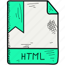 document, file, format, html