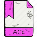 ace, document, file, format