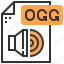 application, data, document, file, label, type, ogg 