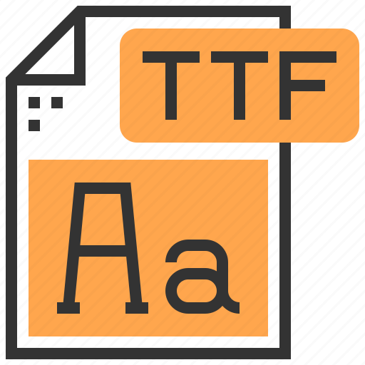 Application, data, document, file, label, type, ttf icon - Download on Iconfinder