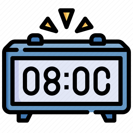 Digital, clock, alarm, time, date, electronics icon - Download on Iconfinder