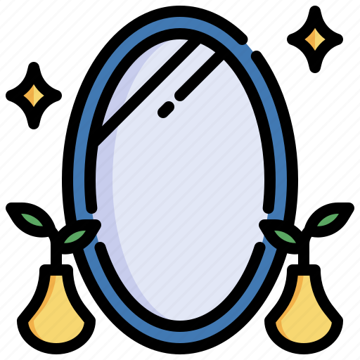 Mirror, beauty, furniture, household, vase icon - Download on Iconfinder