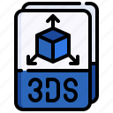 3ds, format, archive, document, file