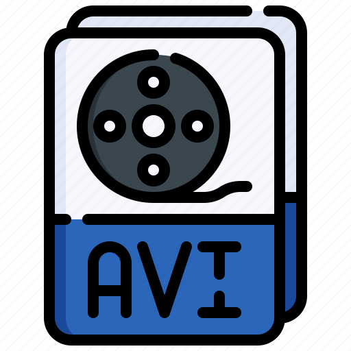 Avi, format, extension, document, file icon - Download on Iconfinder