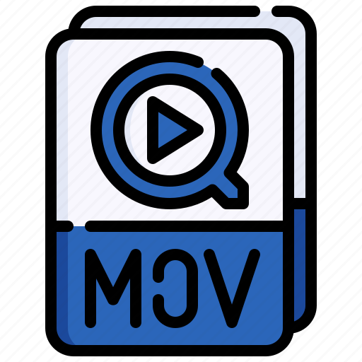 Mov, archive, document, file, video icon - Download on Iconfinder