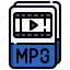mpg, format, document, file, extension 