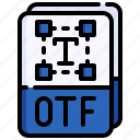 otf, file, extension, format, document, archive