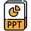 ppt, format, extension, document, file 