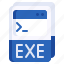 exe, format, document, file, folders 