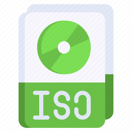Iso, file, format, document, extension icon - Download on Iconfinder