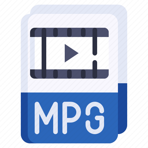 Mpg, format, document, file, extension icon - Download on Iconfinder
