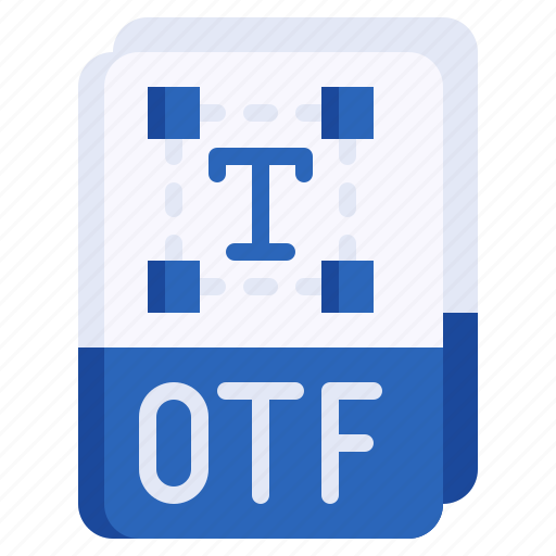Otf, file, extension, format, document, archive icon - Download on Iconfinder
