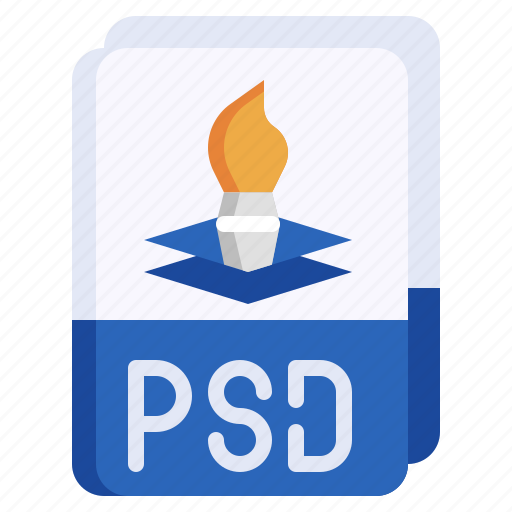 Psd, paint, brush, document, file icon - Download on Iconfinder