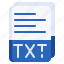 txt, file, document, format 
