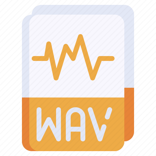 Wav, audio, format, extension, document icon - Download on Iconfinder