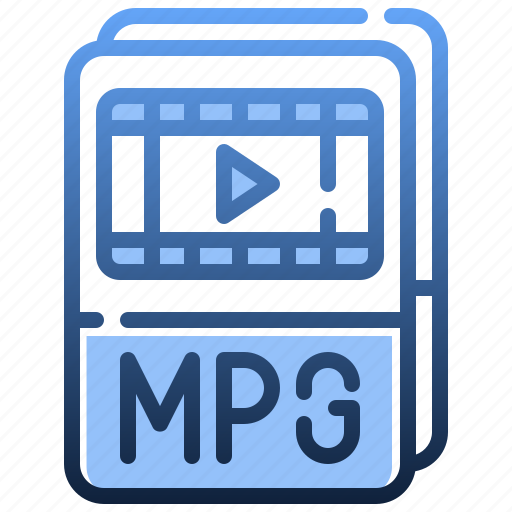 Mpg, format, document, file, extension icon - Download on Iconfinder